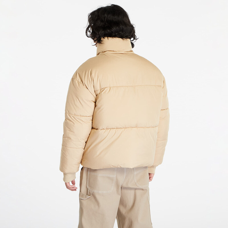 Pánská zimní bunda Urban Classics Short Big Puffer Jacket Union Beige