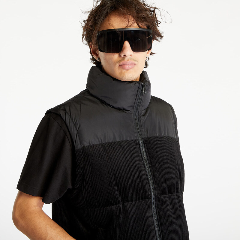 Pánská vesta Urban Classics Cord Vest Black