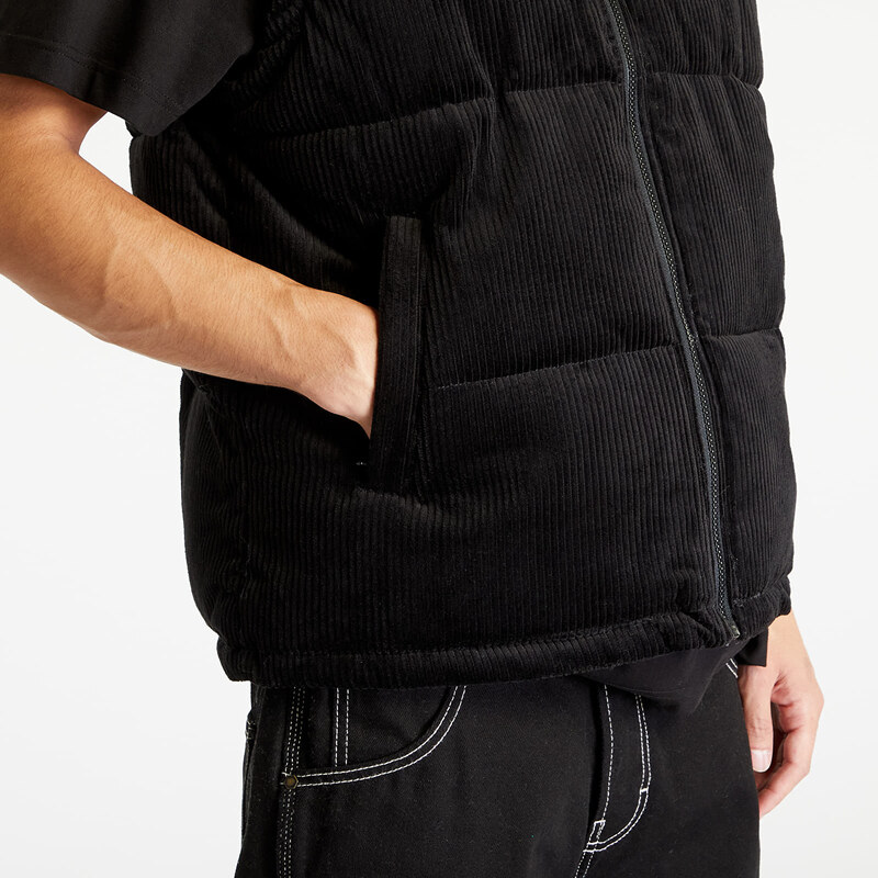 Pánská vesta Urban Classics Cord Vest Black