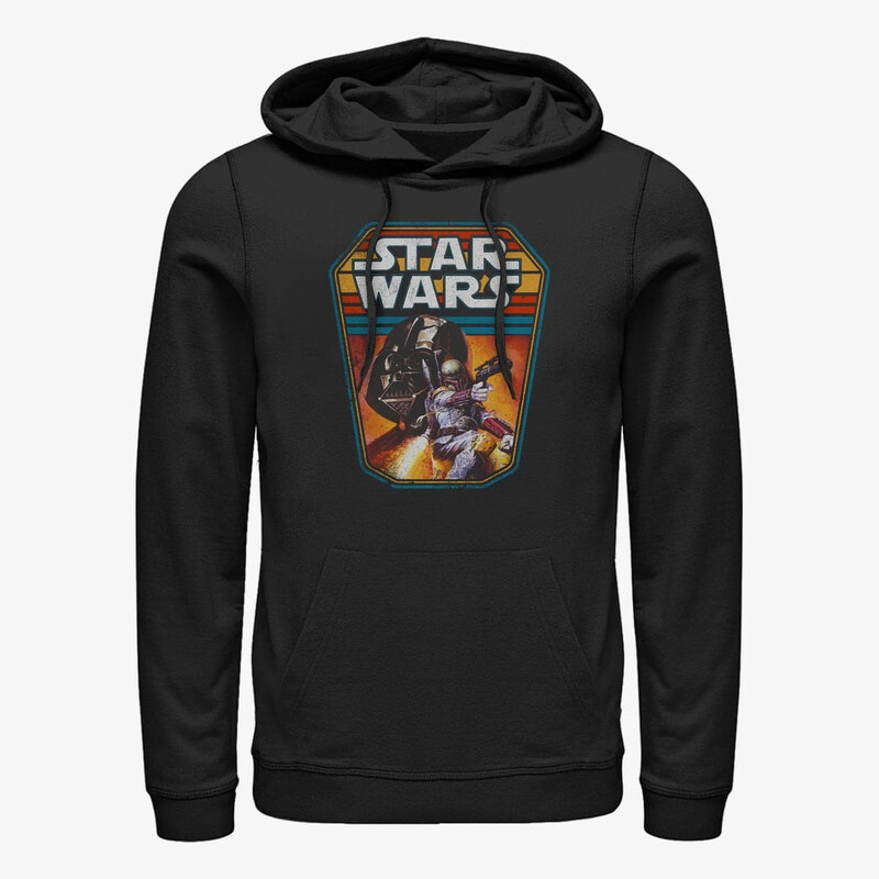 Pánská mikina Merch Star Wars - Vintage Pop Unisex Hoodie Black