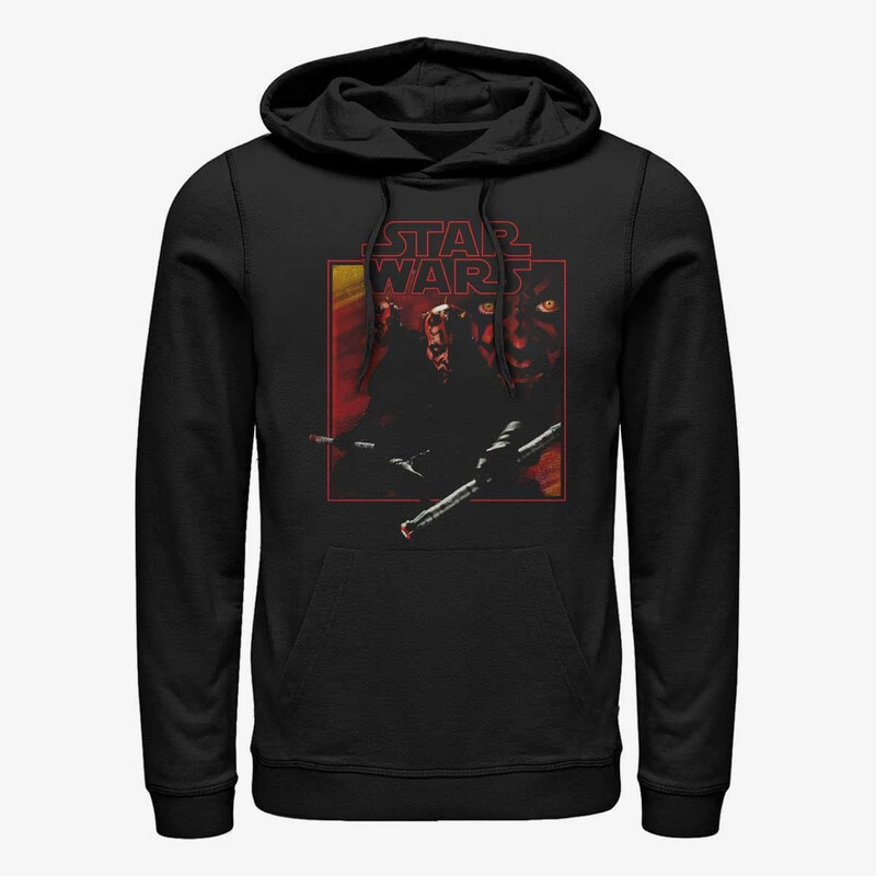 Pánská mikina Merch Star Wars - Vintage Maul Unisex Hoodie Black