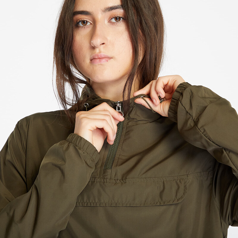 Dámská větrovka Urban Classics Ladies Basic Pull Over Jacket Dark Olive