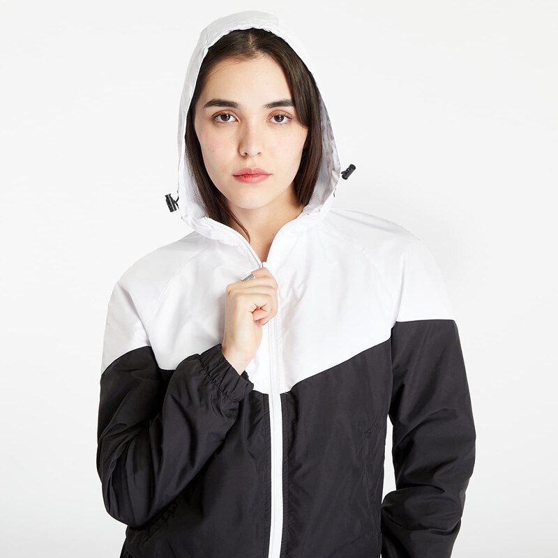 Dámská větrovka Urban Classics Ladies Arrow Windbreaker White/ Black