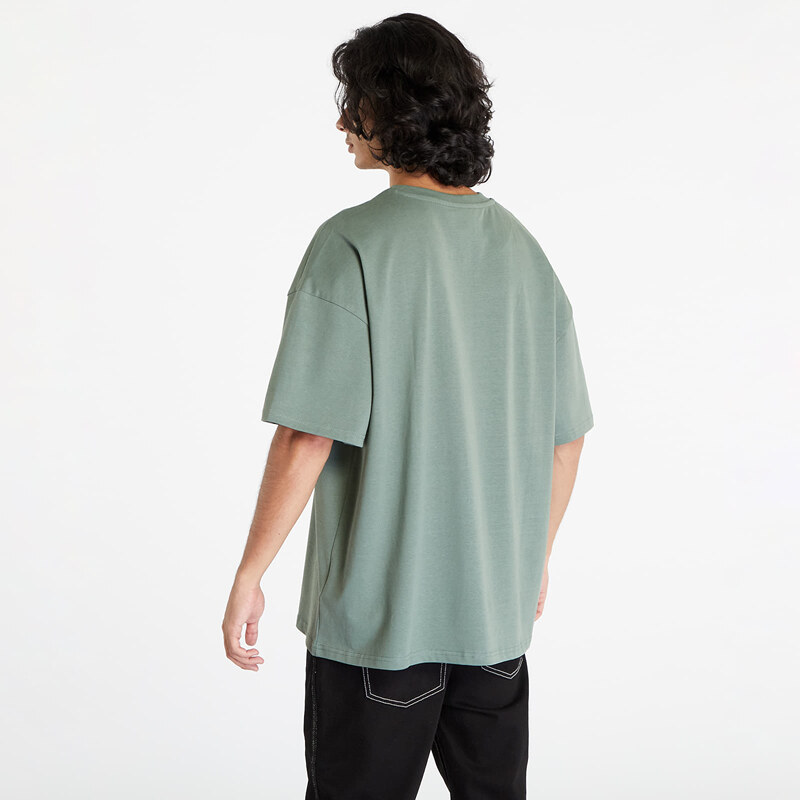 Pánské tričko Karl Kani Small Signature Heavy Jersey Boxy Tee Dusty Green