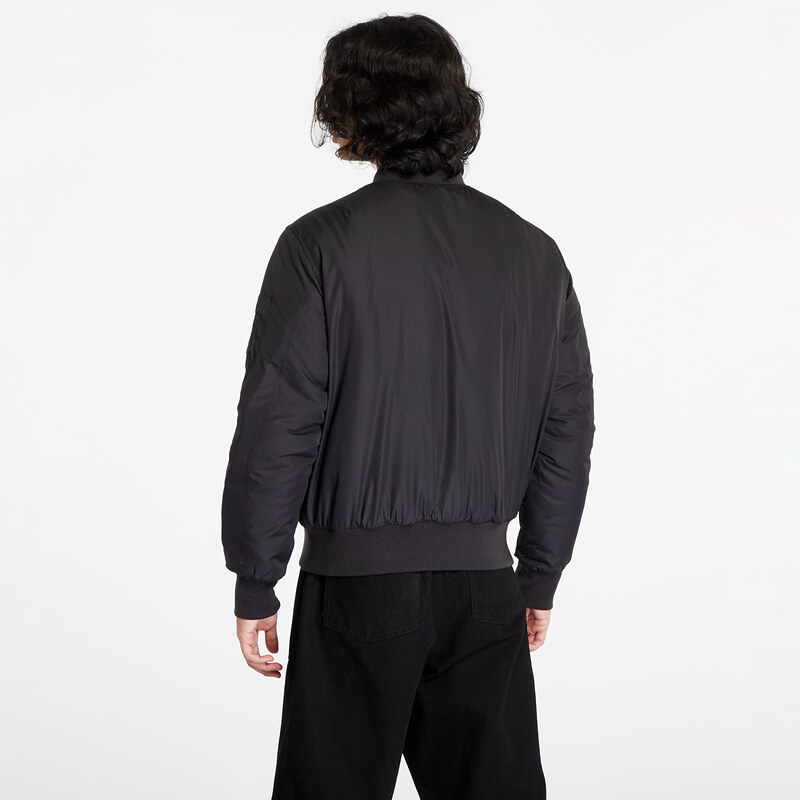 Pánský bomber Urban Classics Recyclet Basic Bomber Jacket Black