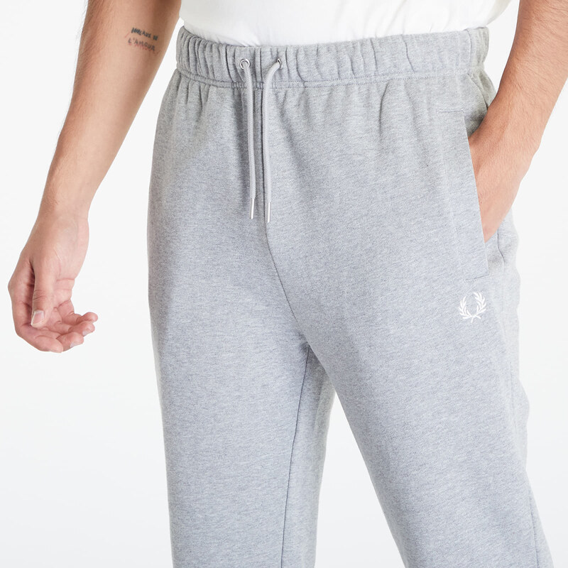 Pánské tepláky FRED PERRY Loopback Sweatpant Steel Marl