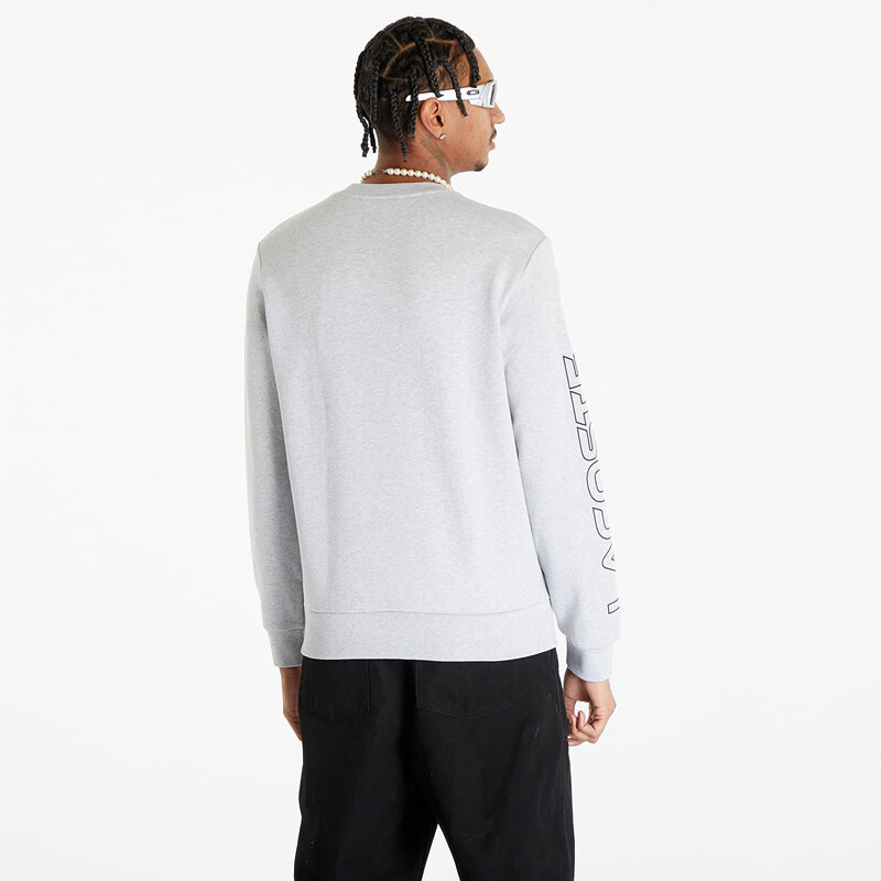 Pánská mikina LACOSTE Men's Sweatshirt Silver Chine/ Black