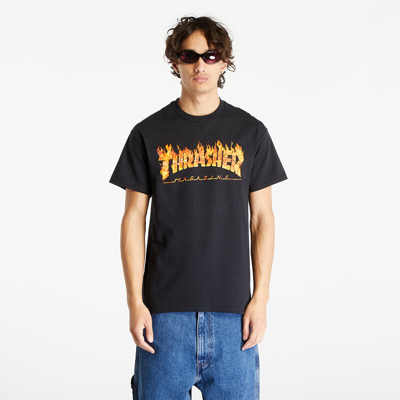 Pánské tričko Thrasher Inferno T-shirt Black