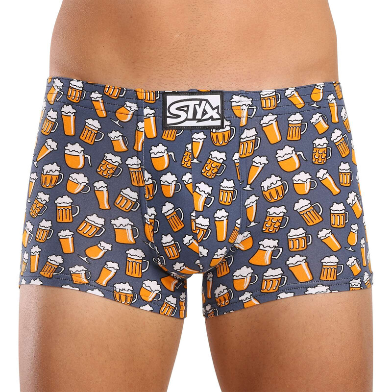 Pánské boxerky Styx art klasická guma pivo (Q1357)