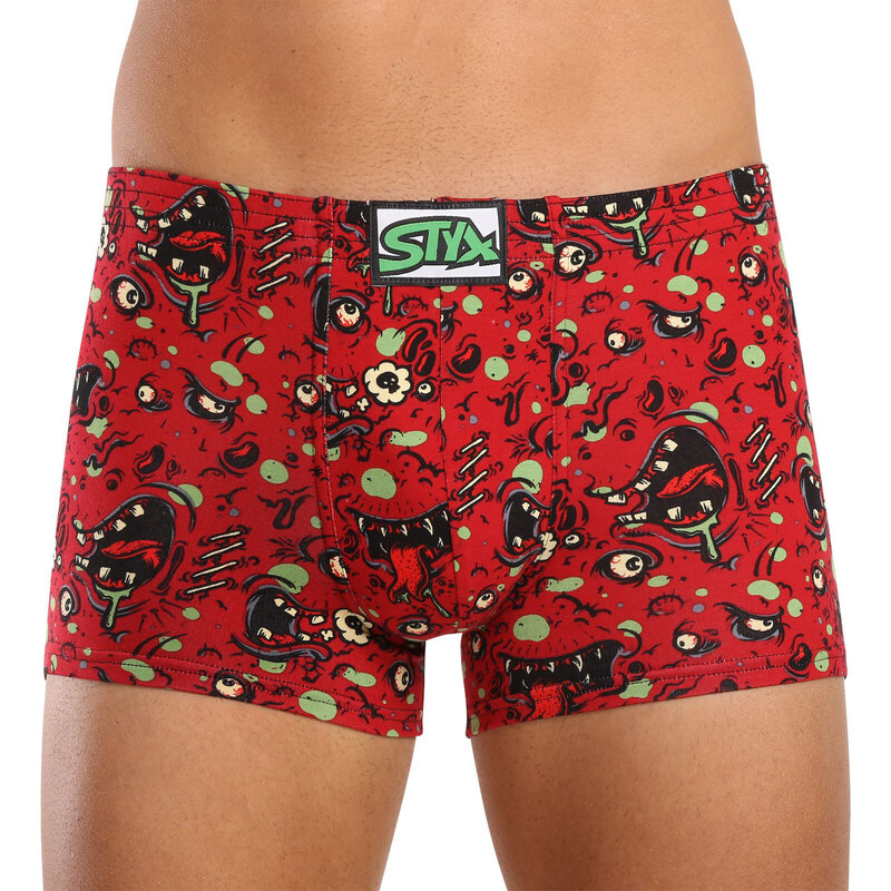 Pánské boxerky Styx art klasická guma zombie (Q1451)