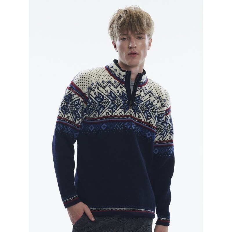 DALE OF NORWAY VAIL MASC SWEATER NORSKÝ VLNĚNÝ SVETR C