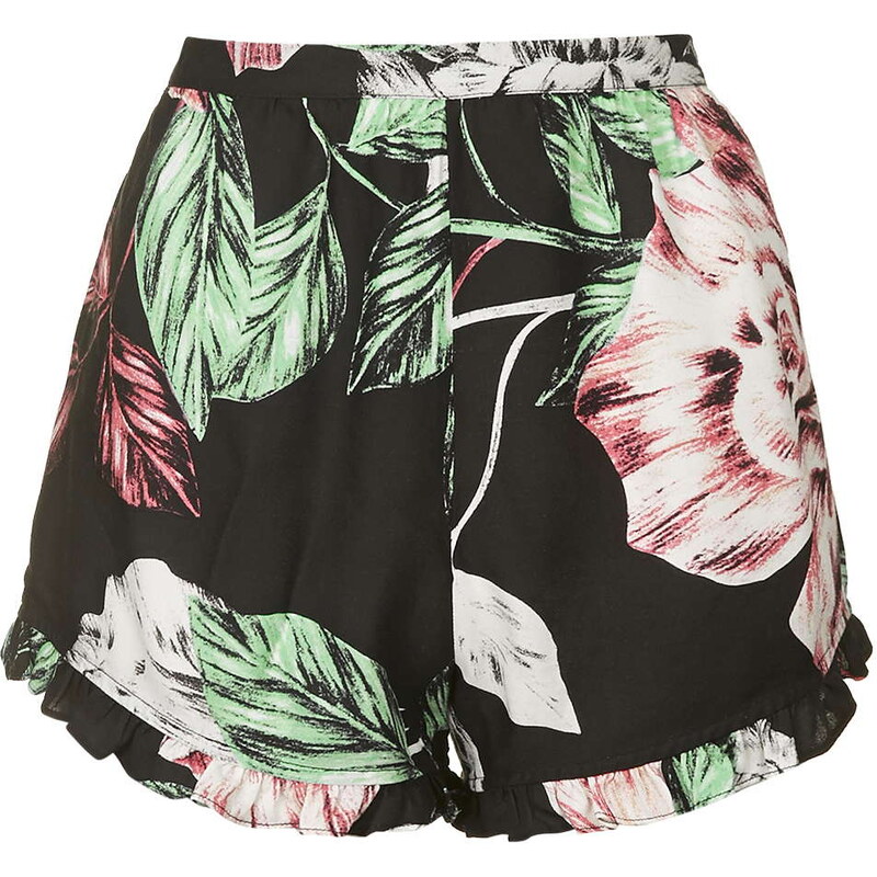 Floral Print Shorts By Kendall + Kylie at Topshop