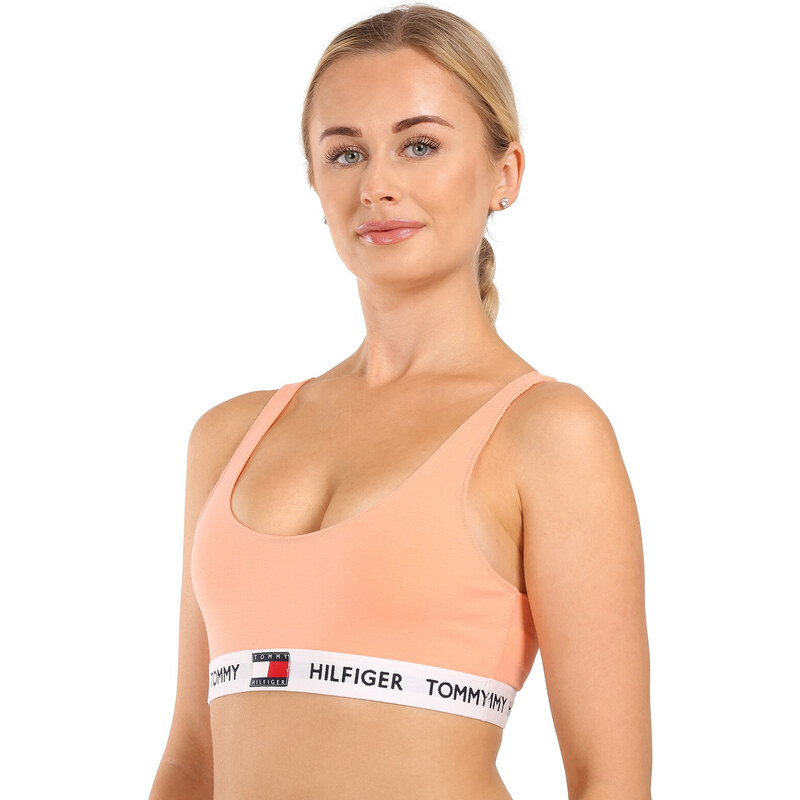 Dámská podprsenka Tommy Hilfiger oranžová (UW0UW02225 TD9)