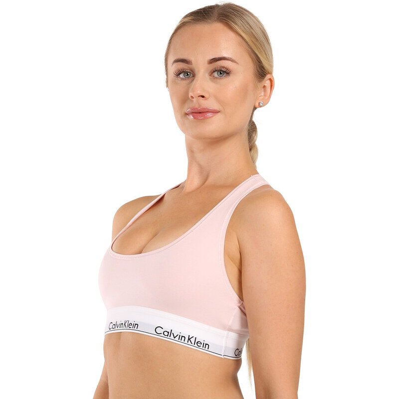 Dámská podprsenka Calvin Klein růžová (F3785E-2NT)