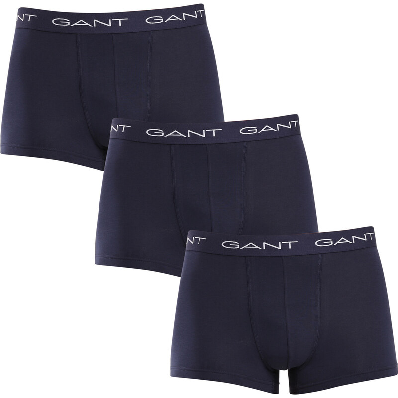 3PACK pánské boxerky Gant modré