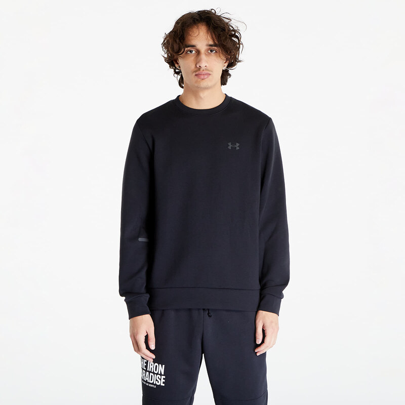 Mikina Under Armour Unstoppable Fleece Crewneck Sweatshirt Black