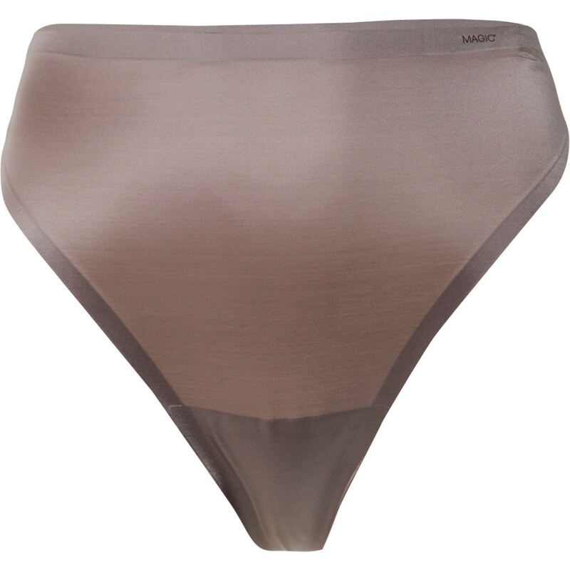 MAGIC Bodyfashion Tanga Gloss světle hnědá 114320464