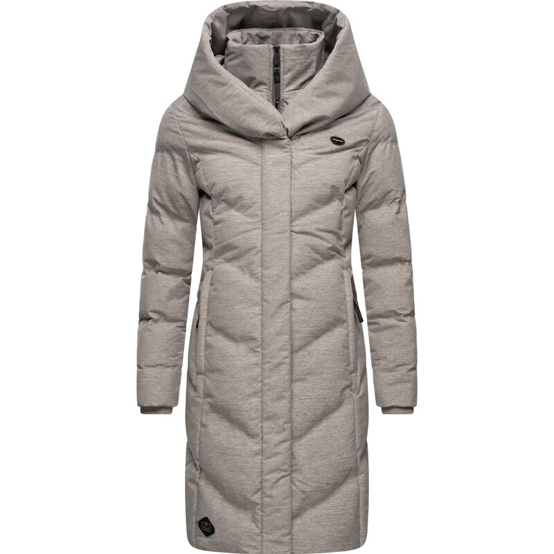 Ragwear Zimní kabát Natalka šedobéžová