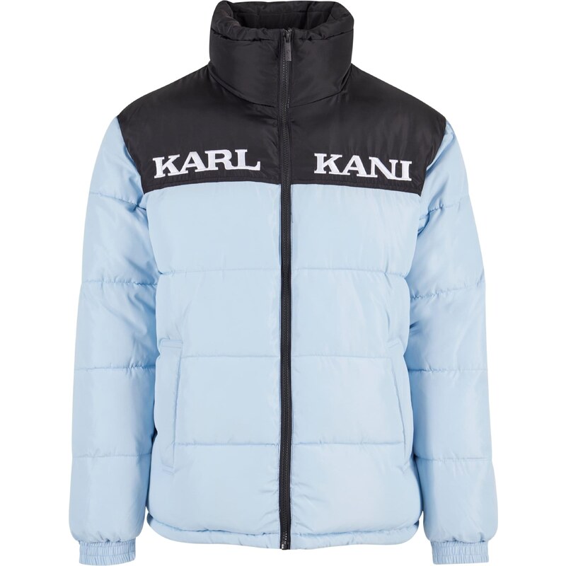 Karl Kani Zimní bunda světlemodrá / černá / bílá