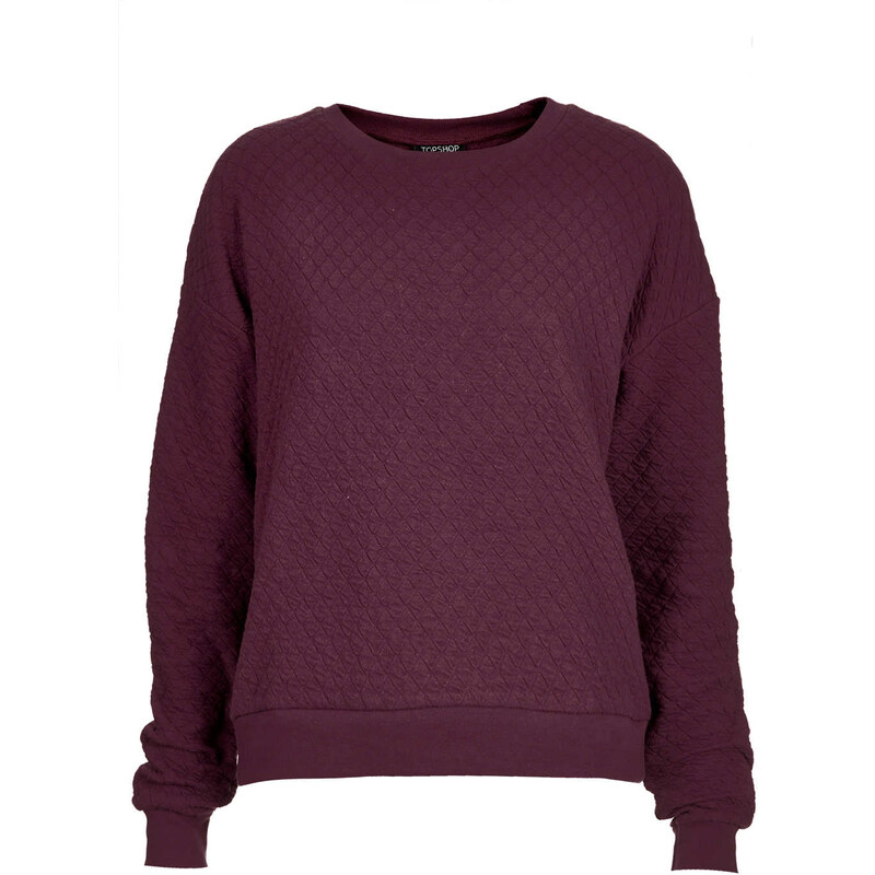 Topshop Quilted Sweat
