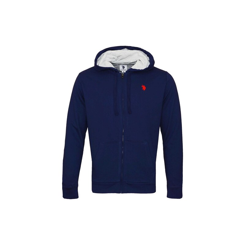 U.S. POLO ASSN. Mikina tmavě modrá / červená