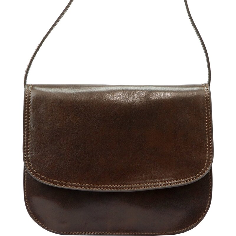 Crossbody kabelka Florence 5513 tmavě hnědá 87372963