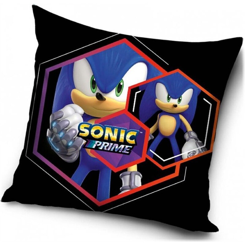 Carbotex Dekorační polštář Ježek Sonic - 40 x 40 cm