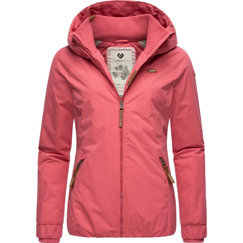 Ragwear Outdoorová bunda Dizzie malinová