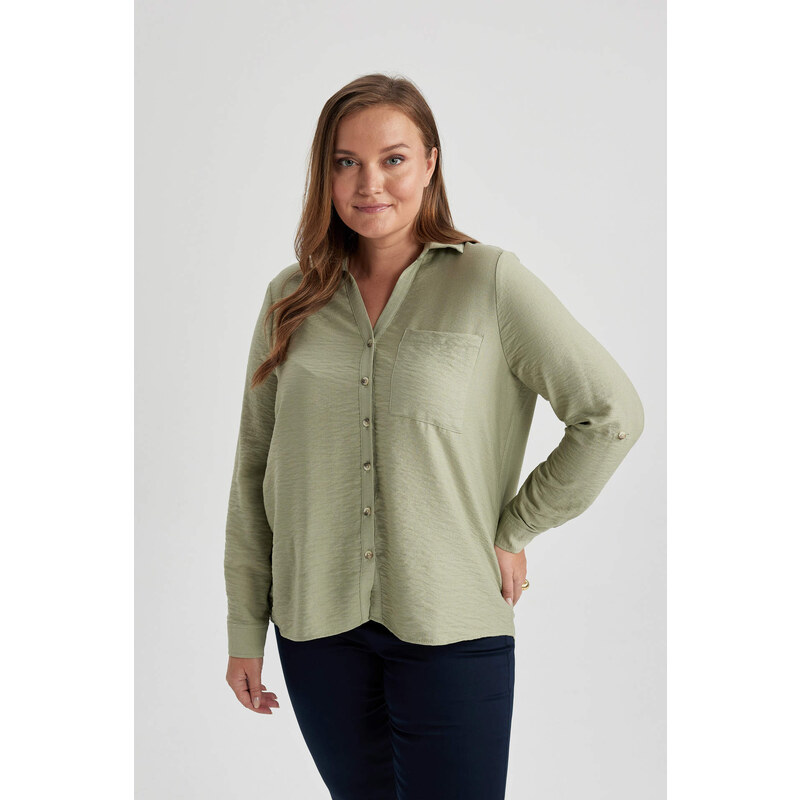 DEFACTO Regular Fit Long Sleeve Shirt