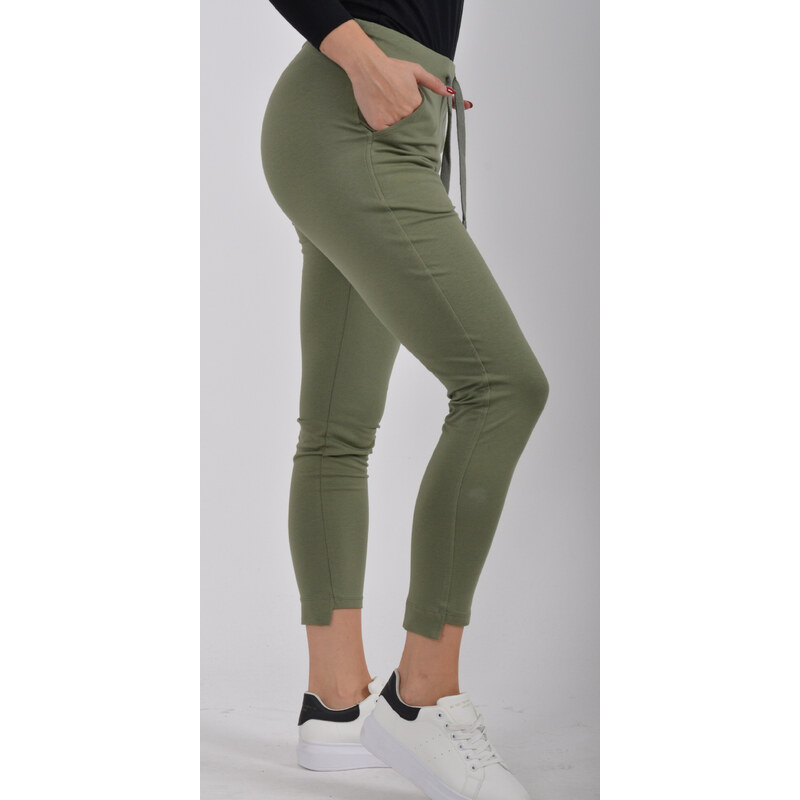 Enjoy Style Khaki tepláky ES1751