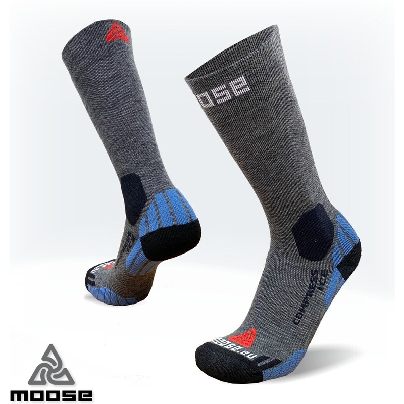 COMPRESS ICE merino kompresní ponožky Moose 87396965