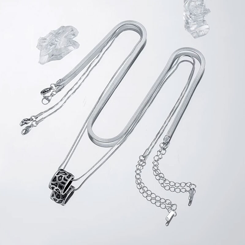 Daniel Dawson Dvojitý náhrdelník Alfredo - chirurgická ocel