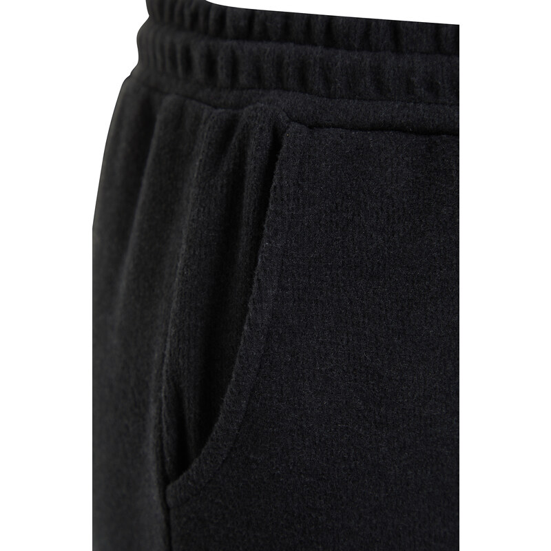 Trendyol Black Thessaloniki Comfortable Fit Pocket Knitted Sports Sweatpants