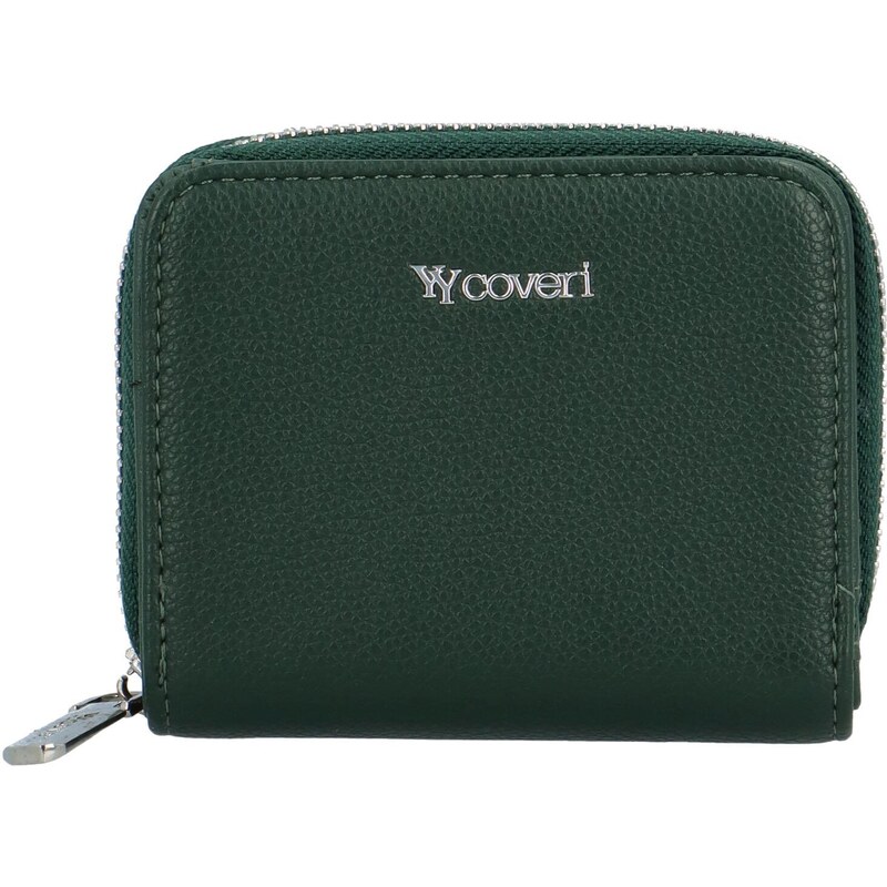 Coveri Trendy malá koženková dámská peněženka Marice, tmavě zelená