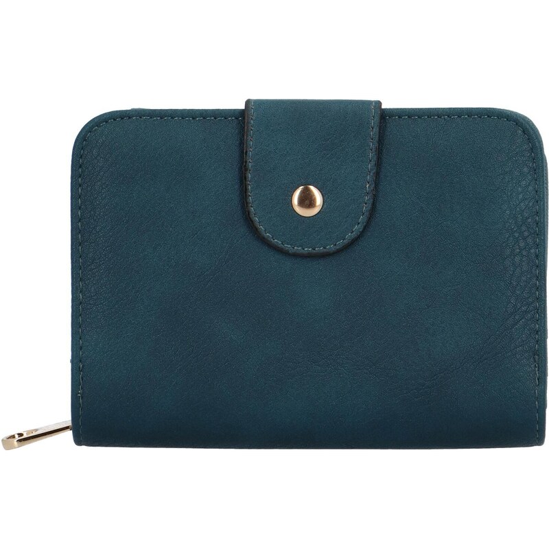 Coveri Malá dámská koženková peněženka Bellena, nebesky modrá