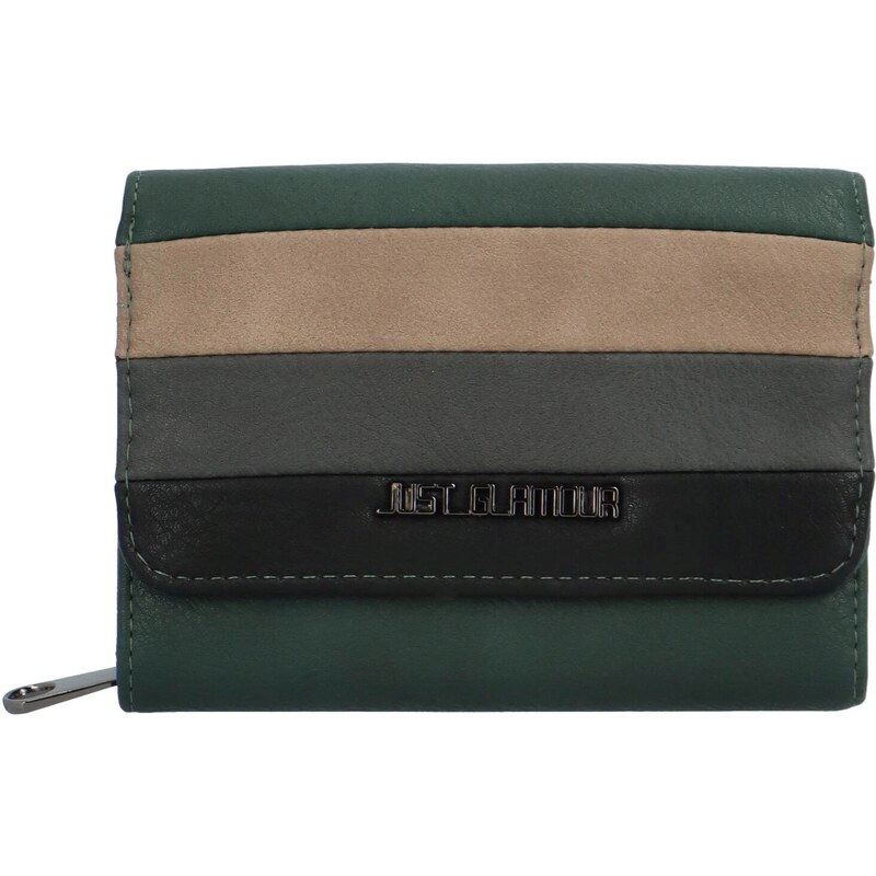 Coveri Malá dámská koženková peněženka Tristee, zelená