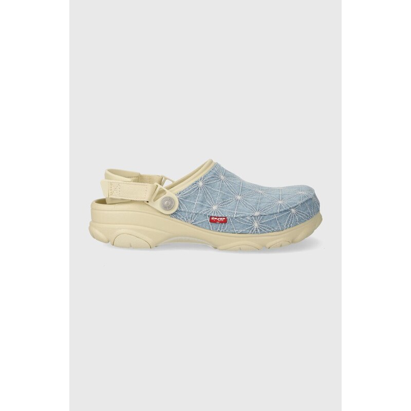 Pantofle Crocs Crocs x Levi's Terain Clog béžová barva, 208917.2Y2