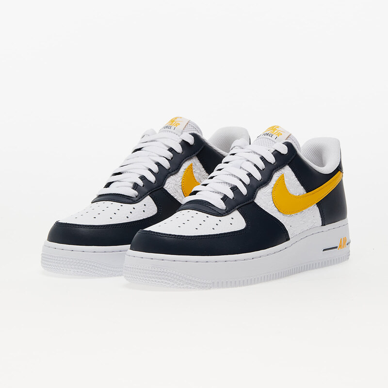 Pánské nízké tenisky Nike Air Force 1 '07 Dark Obsidian/ University Gold-White