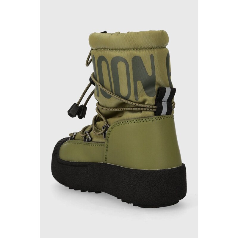 Dětské sněhule Moon Boot 34300500 MB JTRACK POLAR zelená barva