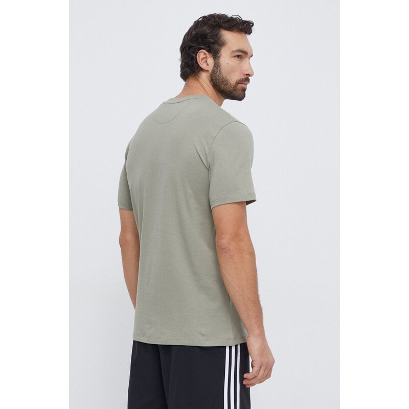 Bavlněné tričko Guess GASTON zelená barva, s potiskem, Z4RI01 I3Z14
