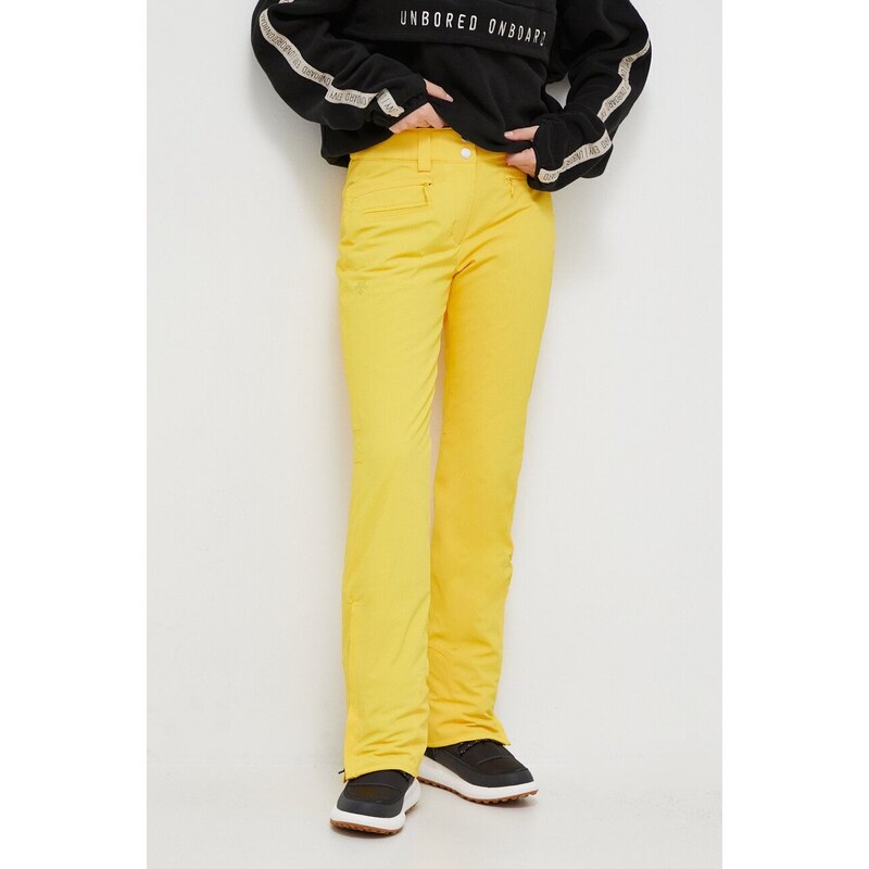 Lyžařské kalhoty Descente Nina žlutá barva