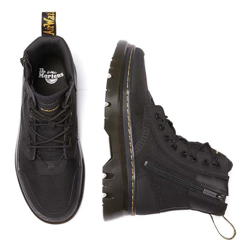 Nízké kozačky Dr. Martens Tarik Zip černá barva, na plochém podpatku, DM31120001