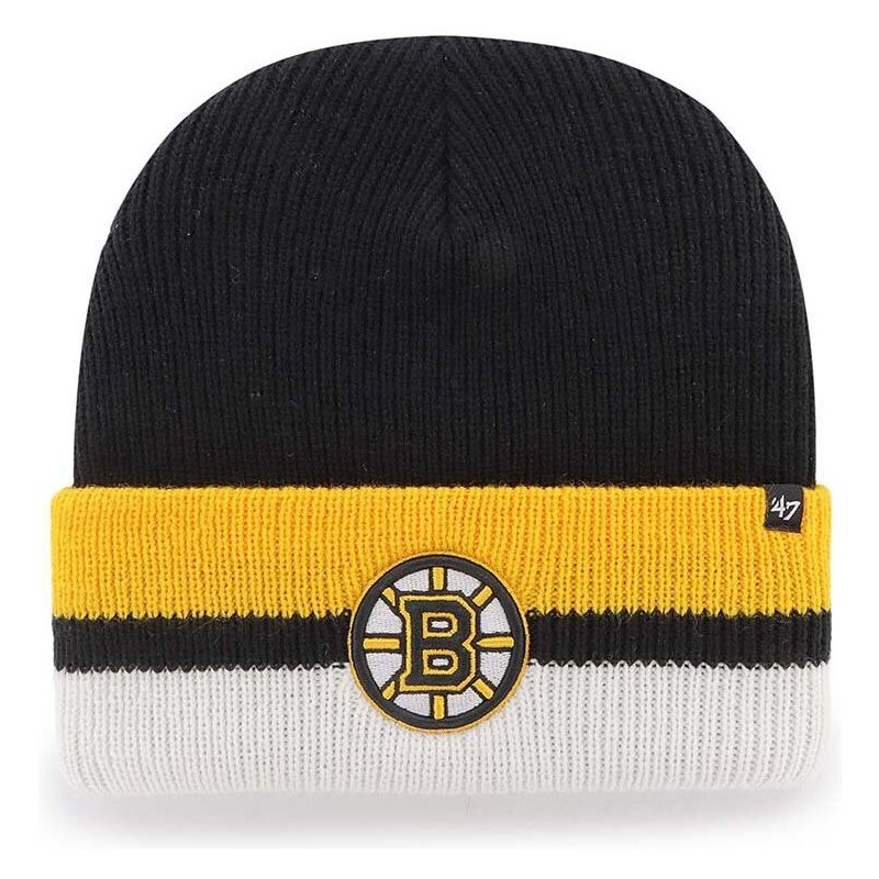 Čepice 47brand NHL Boston Bruins černá barva