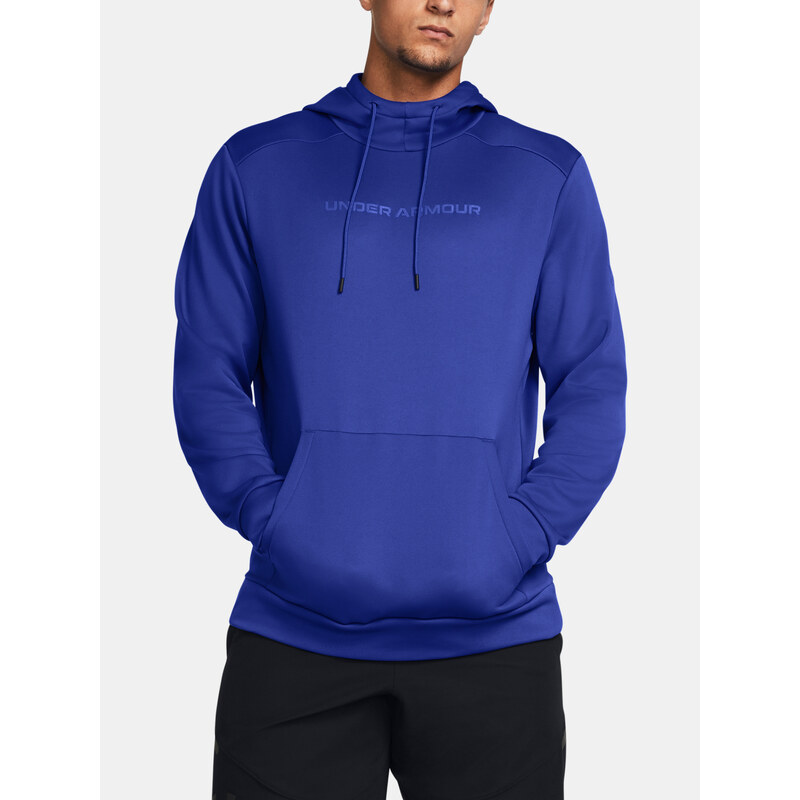 Under Armour Mikina UA Armour Fleece Wordmark HD-BLU - Pánské