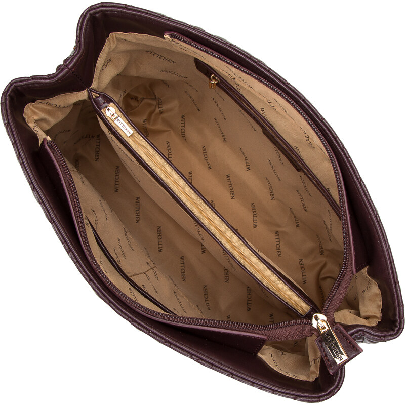 Dámská kabelka Wittchen, švestka, ekologická kůže