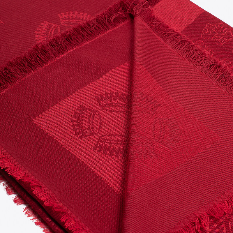 Dámský šátek s monogramem Wittchen, červená, bambusové vlákno