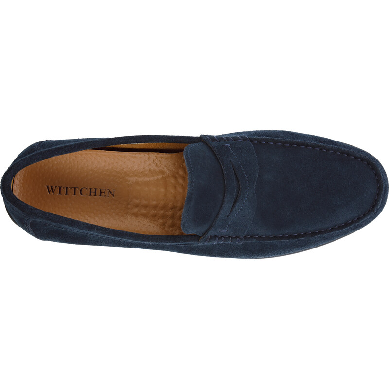 Panské boty Wittchen, tmavě modrá, semišová useň