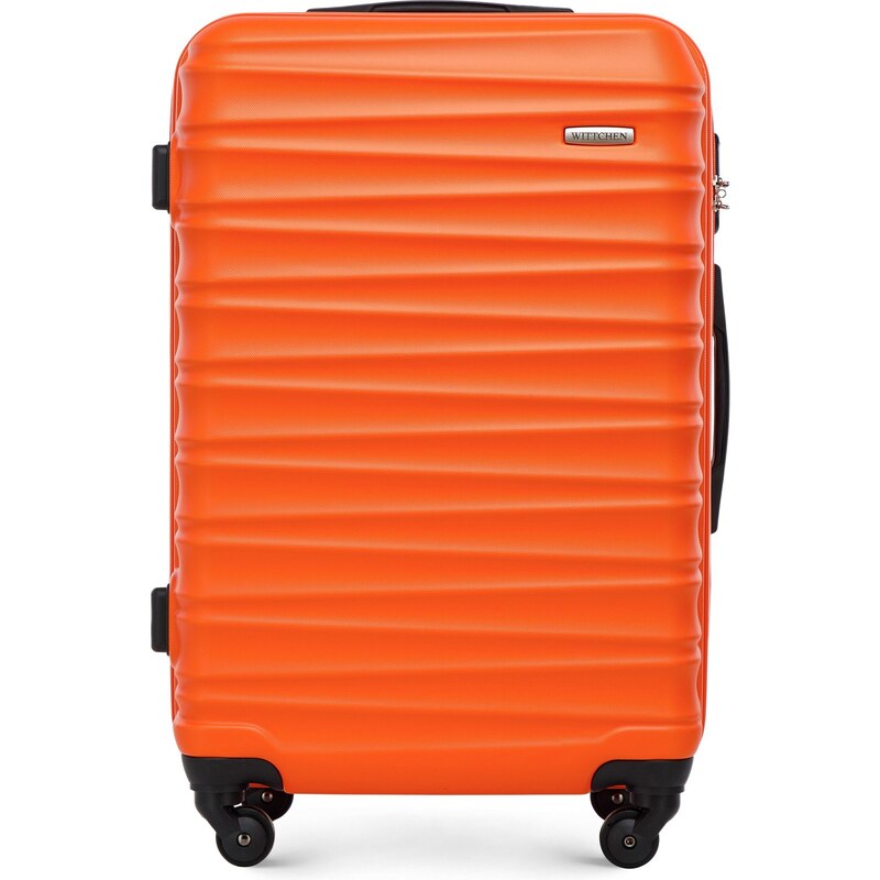 Střední zavazadlo Wittchen, oranžová, ABS