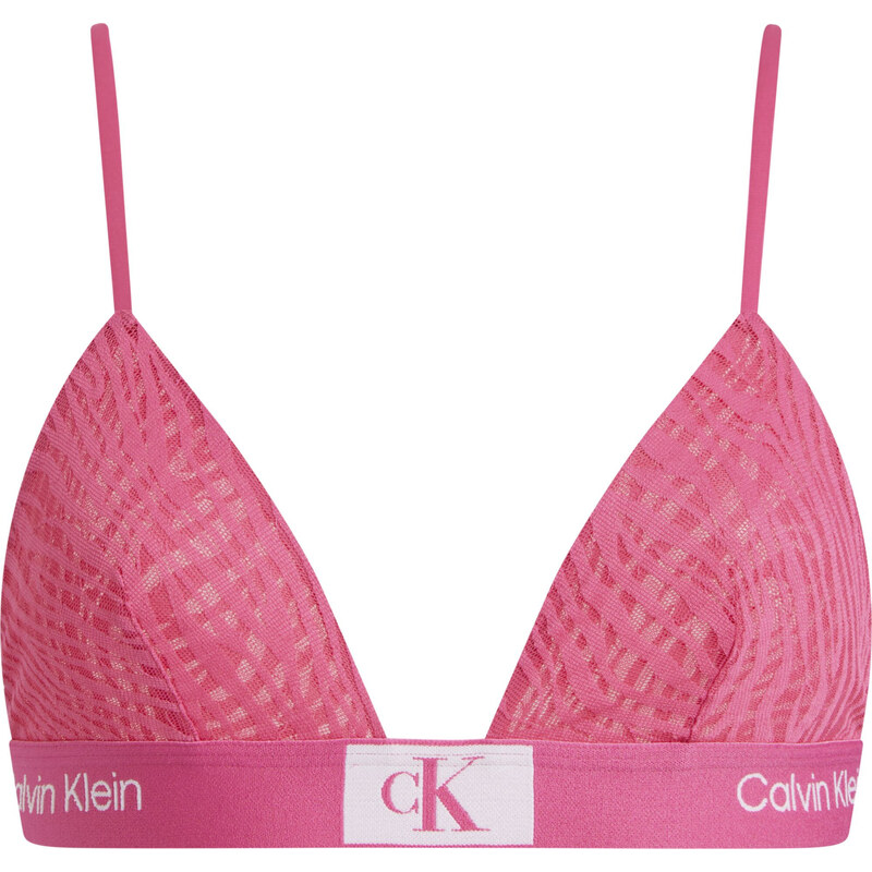 Dámská podprsenka 000QF7377E FUD tm. růžová - Calvin Klein 87429183