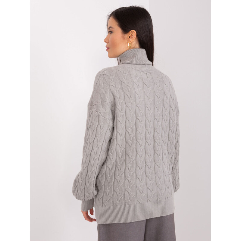 Sweter AT SW model 19034189 szary - FPrice